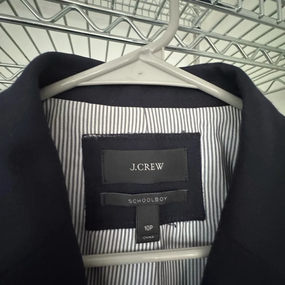 J. Crew Navy School Boy Blazer with Gold Buttons